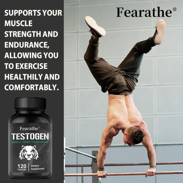 Black Pepper Extract Supplement - Helps Improve Male Performance, Muscle Mass, Energy and Endurance, and Overall Health - Image 2