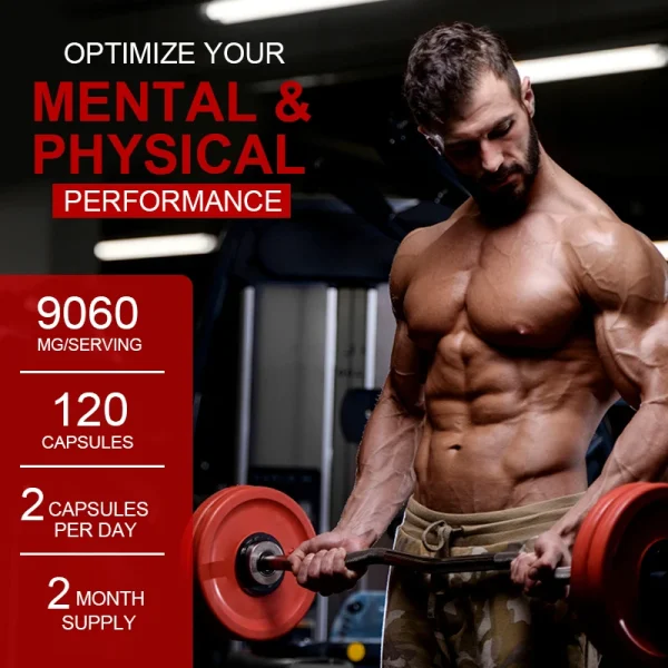 Men's Nutritional Supplements - Support Muscle, Burn Fat, Improve Endurance, Energy and Performance - Image 5