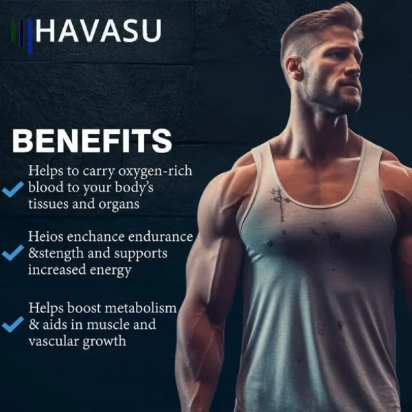 Daitea Men's Energy Supplements - for Energy, Strength and Endurance Support During Exercise | Muscle Mass, Non-GMO - Image 2