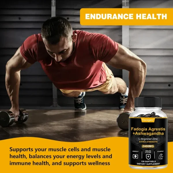 Black Pepper + Ashwagandha + Super Zinc, Saw Palmetto Berry Extract, Supports Immune Health, Sleep, 120 Capsules - Image 5