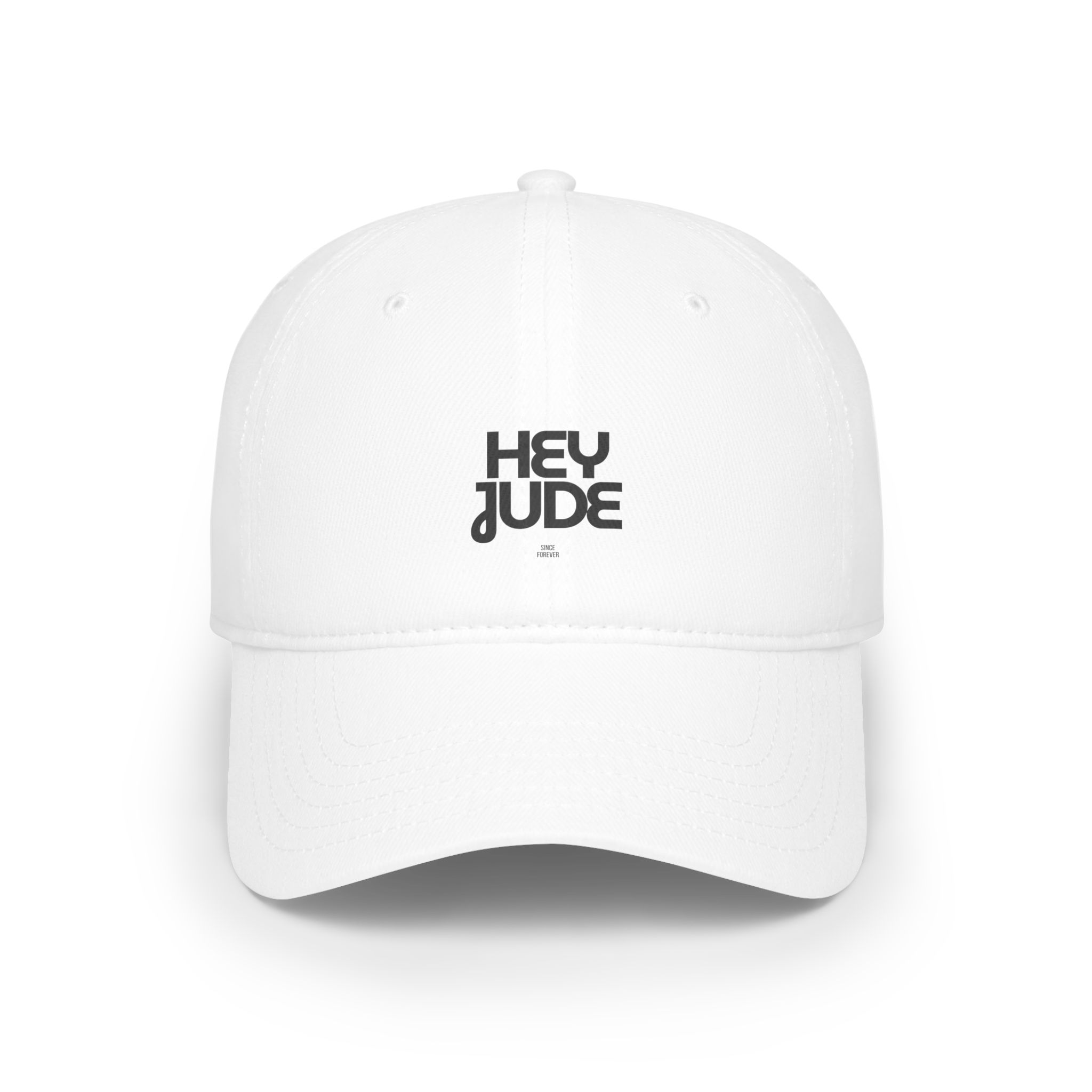 Stylish 'Hey Jude' Low Profile Baseball Cap